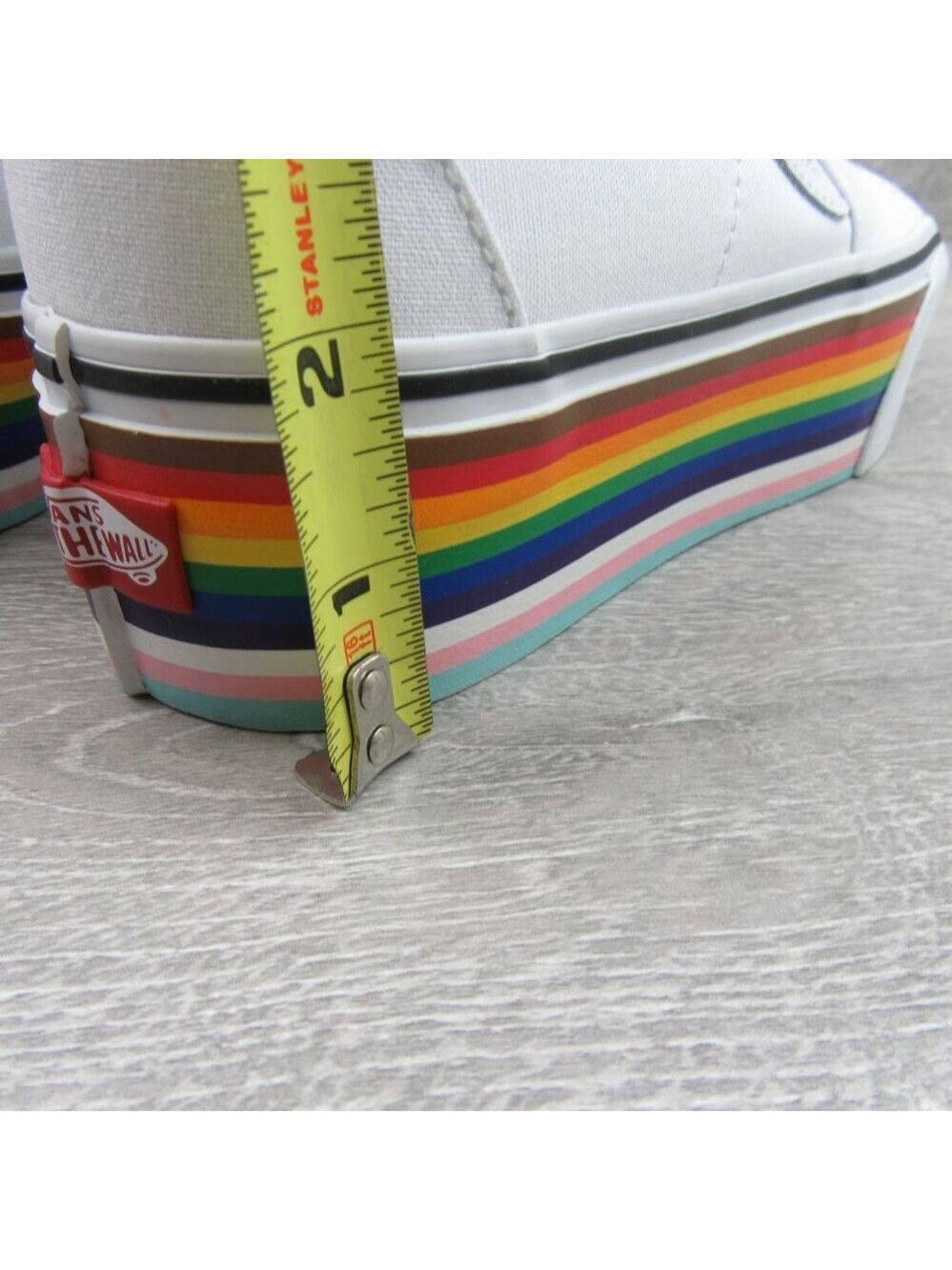 Vans SK8-HI Tapered Rainbow Pride Shoes Womens Size 7.5 NEW - Picture 9 of 15